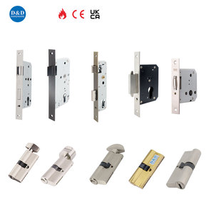 Châu Âu 3085 nhôm nội thất cửa khóa <span class=keywords><strong>Latch</strong></span> chốt cửa Lỗ mộng hẹp Stile lockbody - Product Image 5