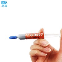 2 Pièces Poids Net 7 Grammes Gris GD007 Graisse Thermique Haute Performance Composés de Dissipateur de Chaleur en Silicone Pâte Plâtre pour CPU GPU