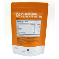 Huile de graines de citrouille premium avec gélules de Saw Palmetto pour la santé de la prostate, complément bien-être masculin