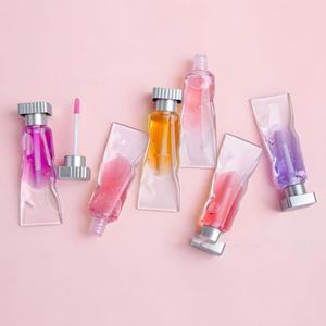 Tube de brillant à lèvres vide personnalisé avec logo, 3 ml, en plastique, avec bouchon à vis, pour blush, étiquette personnalisée, tubes de brillant à lèvres vides - Product Image 1