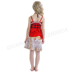Ocean Romance Princesse Costumes Enfants Anime Fête D'anniversaire Cosplay Robe Fleur Filles D'été Aventure <span class=keywords><strong>Vaiana</strong></span> Outfit - Product Image 3