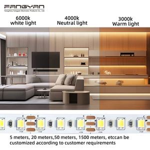 Qualité haut de gamme IP18 IP21 2835 CCT <span class=keywords><strong>Led</strong></span> Strip 3000K 4000K 6500K 10000K Lumières Smart <span class=keywords><strong>LED</strong></span> Strip Light Pour <span class=keywords><strong>Salon</strong></span> - Product Image 5