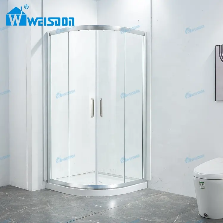 Factory Direct Sale Aluminium Shower Room Sliding Shower Enclosure Tempered Glass Shower Cabin