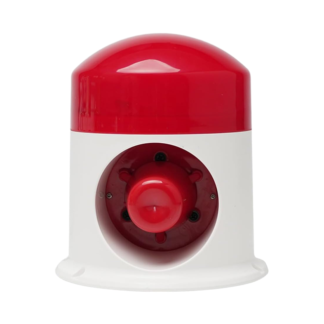 YSG25K Plastic Industrial Security Alarm System Sound Light 120dB Waterproof Emergency Warning Horns Sirens Triggered Switch