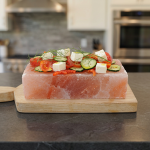 Hot Selling Handmade Himalayan Salt Cooking <b>Slab</b> Waterproof Carved Natural Crafts 5-7kg for Food Serving Wholesale Demaro Salt - Product Image 1