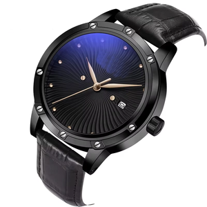 Orologio da <span class=keywords><strong>Uomo</strong></span> di Lusso Personalizzato OEM di Shenzhen, Cassa in Lega da 43mm, <span class=keywords><strong>Cinturino</strong></span> in <span class=keywords><strong>Pelle</strong></span>, Quadrante in Vetro - Product Image 4