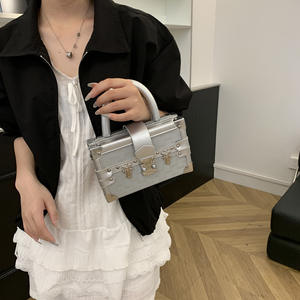 Sac de boîte de mode exquis nouveau sac à bandoulière de couleur unie pour femmes sac de messager à la mode - Product Image 5