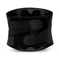 Ceinture de soutien lombaire respirante en maille avec 4 baleines de renforcement pour le soulagement de la sciatique et des douleurs du bas du dos, idéale pour les levages lourds