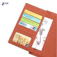 Offre Spéciale A5 ensemble de carnets de cartes de visite Logo personnalisé en cuir PU bloc-notes de réunion Style magnétique selle couture lin coffret cadeau