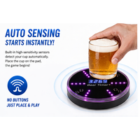 Minuteur de boisson LED rechargeable pour bar, table, fête, défi et compétition