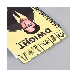 Bán buôn xoắn ốc ràng buộc softcover máy tính xách tay A5 Kích thước khuyến mãi sáng tạo văn phòng cao đẳng Cai Trị máy tính xách tay với chết cắt ngăn - Product Image 5