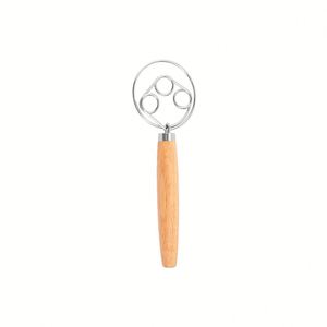 Fouet manuel en acier inoxydable personnalisé pour la pâte à pain hollandais et danois, outil de mélange pour la pâtisserie - Product Image 4