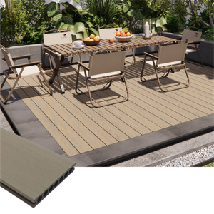 Revêtement de sol extérieur WPC haute performance 140*2900mm de longueur, imperméable et résistant aux UV, idéal pour les terrasses, les patios et les allées - Product Image 3