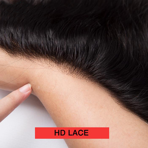 Peluca Invisible HD 5x5 con Cierre de Encaje Suizo Transparente, Peluca de Cabello Humano Natural Liso con Película Súper Delgada e Invisible - Product Image 4