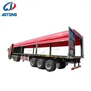 Manufacture New Tri- Axles Cargo Semi Trailer Enclosed Box Truck Side Door and Rear Door Dry Cargo Van Curtain Semi Truck Traile