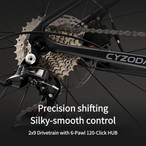Vente en gros vélo de route Zgl Sepeda écran rétroéclairé LED intégré ordinateur de vélo vélo de route en aluminium vélos pour femmes - Product Image 5