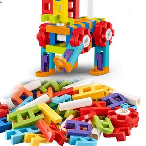 Nhựa Bảng Chữ Cái Khối Chơi Thiết Lập Giáo Dục Đầy Màu Sắc Hình Chữ H 40Pcs Nhựa Xây Dựng Khối Bộ Đồ Chơi Giáo Dục - Product Image 1