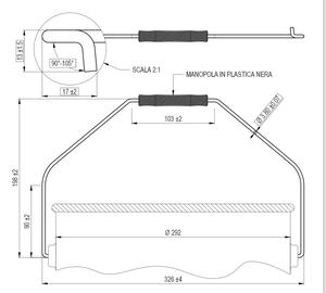 Huicheng <span class=keywords><strong>Wire</strong></span> Dia 4,0mm Longitud 620mm Alambre de acero galvanizado para MANGO de embalaje y mango de cubo - Product Image 3