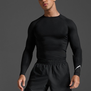 Débardeurs de musculation, T-shirts de compression, Crop tops ajustés, Débardeurs moulants, T-shirts de sport pour la gym - Product Image 1