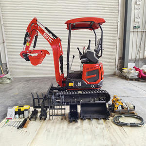 Mini-excavatrice sur chenilles de 2 tonnes avec camion et accessoire de benne, vérins hydrauliques <span class=keywords><strong>Bosch</strong></span> Rexroth pour la construction de vergers et fermes - Product Image 1