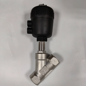 Original Burkert Pneumatic Angle Seat Valve 00001137 DN25 Threaded SS316 <b>PTFE</b> Seal for Water Steam Chemical - Product Image 5