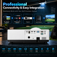 Projecteur de simulateur de golf OEM ODM 6500 Lumens WUXGA 3LCD Laser 0.44:1 à courte focale pour des solutions de projection immersives