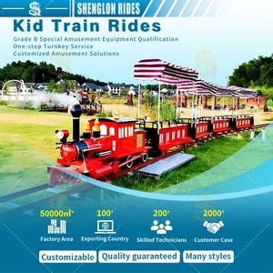 चीन निर्माता प्रत्यक्ष बिक्री इलेक्ट्रिक टूरिस्ट ट्रेन मिनी स्टीम ट्रैक ट्रेन की सवारी बच्चों और वयस्क के लिए - Product Image 4