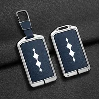Étui de protection en alliage de zinc et cuir pour clé de voiture NFC, compatible avec BYD Leopard 5 8 3 7 2023-2024 2025 - Accessoires