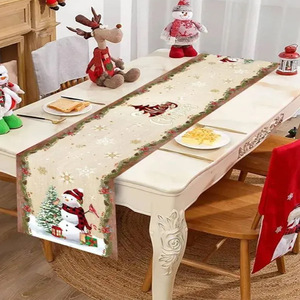 <span class=keywords><strong>Chemin</strong></span> <span class=keywords><strong>de</strong></span> <span class=keywords><strong>table</strong></span> imprimé Noël en promotion pour les fêtes, les dîners et la décoration <span class=keywords><strong>de</strong></span> la <span class=keywords><strong>table</strong></span> <span class=keywords><strong>de</strong></span> cuisine à la maison - Product Image 2
