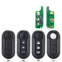Clé de voiture à distance à 3 boutons pour Fiat 500/500L Punto Florino Doblo Qubo Punto Evo Grande Punto 433 MHz pour système BSI Matériel ABS