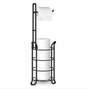 ऊर्ध्वाधर रोल पेपर धारक ने लोहे की दीवार-घुड़सवार टिकाऊ आधुनिक सादगी गैर-फोल्डिंग लैसर फिनिश रैक भंडारण - Product Image 5