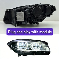 Pour l'assemblage des phares de la série BMX 5, mise à niveau des phares F10/F18 2011-2017, feux LED Angel Eyes pour la série 5