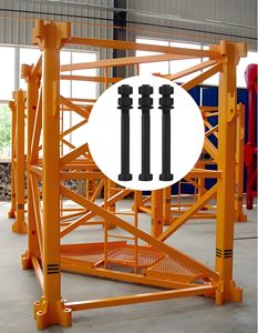 อะไหล่เครนทาวเวอร์ รุ่นโบลต์และน็อต เกรด 10.9 โบลต์ความแข็งแรงสูงสำหรับส่วนเสาเครนทาวเวอร์ - Product Image 6