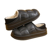 Chaussons d'intérieur moelleux pour femmes en fausse fourrure, confortables, antidérapants, doux, en peluche, chauds