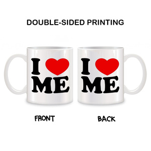 <span class=keywords><strong>Taza</strong></span> de Café de Cerámica Personalizada con Diseño '<span class=keywords><strong>I</strong></span> <span class=keywords><strong>Love</strong></span> <span class=keywords><strong>Me</strong></span>', Blanca, para Amigos, Profesores, Colegas, Hermanos, Regalos de Cumpleaños - Product Image 4