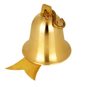 Campana de cobre con carillón de viento grande para templo, colgante de cobre puro, campana de cuerno, campanas escolares - Product Image 4