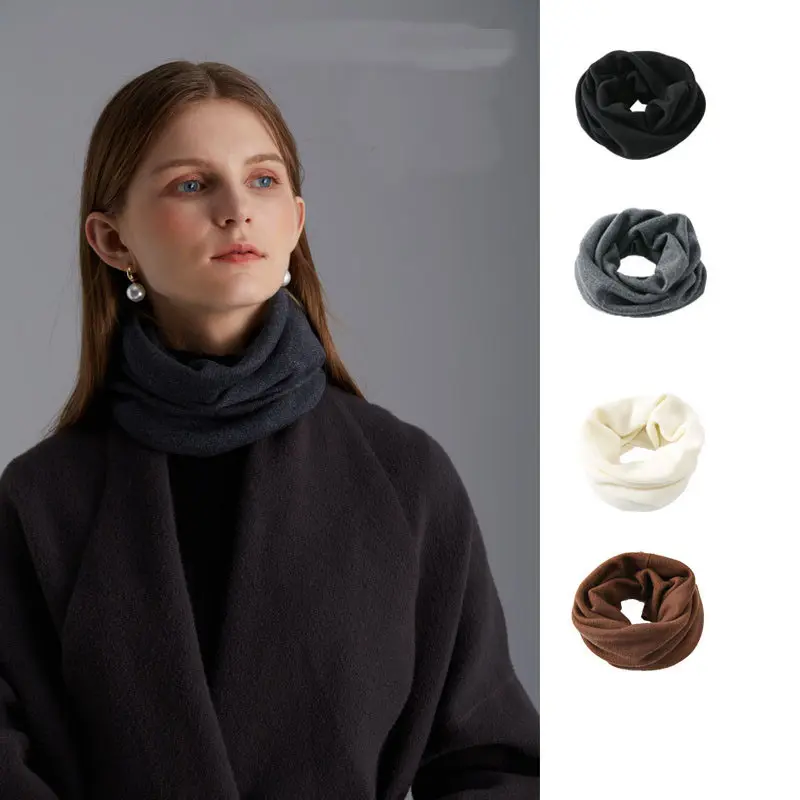 Оптовая продажа, зимние теплые шарфы, женские шерстяные шарфы с логотипом на заказ, зимние мягкие шали, 100% шерстяной шарф