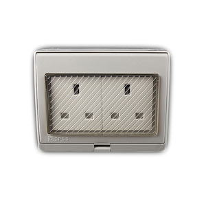 Ip55 không thấm nước 1 gang 13A chuyển đổi ổ cắm hộp bìa Ổ cắm điện Thiết bị chuyển mạch anh khả năng tương thích sẵn sàng chứng khoán tường Outlet - Product Image 5