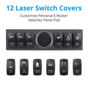 12 فولت 24 فولت نظام مصدر علوي صندوق تبديل الأسلاك مجموعة تسخير 6 عصابة التحكم لوحة التبديل للسيارة - Product Image 4