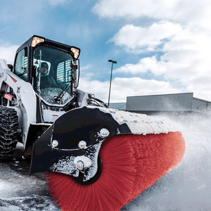 Digging Machine <b>Large</b> <b>Roller</b> Brush Snow Sweeper QS2 Front Mounted Street Multi Purpose Snow Clearing Equipment - Product Image 3