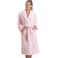 Peignoir Spa Long Super Absorbant Personnalisé 100% Coton Lady Peignoir de Bain pour Femmes