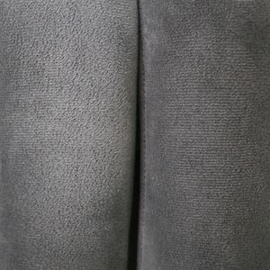 Pouf imbottito grigio, sgabello da camera, poggiapiedi, seduta confortevole - Product Image 4