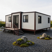 Maison conteneur modulaire préfabriquée de luxe isolée, extensible et abordable, à vendre
