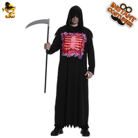 Venta al por mayor bata con capucha trajes de caballero túnica negra uniforme completo Halloween Darth bata con capucha capa disfraz de Cosplay