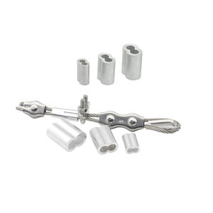 Manchons de compression en cuivre et aluminium sur mesure, trou unique, ovale, <span class=keywords><strong>double</strong></span> trou, forme de 8, pince pour câble métallique pressé, métrique et en pouces - Product Image 3