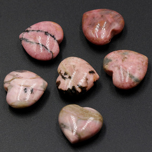 Cristaux de quartz en forme de cœur gonflé en agate folle faits à la main HY, cadeaux d'<span class=keywords><strong>amour</strong></span> pour la guérison, vente en gros de pierres précieuses, décorations de cœur - Product Image 6