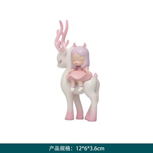 Kemelife bianco <span class=keywords><strong>notte</strong></span> fiaba July coniglio auto portatile creativo PVC decorazioni Desktop perfetto regalo di compleanno tema animale - Product Image 5