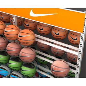 Negozio a doppio lato 6 strati da basket calcio calcio sport in metallo espositore attrezzature per la palla Rack di stoccaggio - Product Image 6