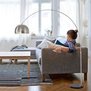 Design moderne Bras D'arc <span class=keywords><strong>Poisson</strong></span> <span class=keywords><strong>Lampadaire</strong></span> <span class=keywords><strong>Lampadaire</strong></span> Courbé avec Base En Métal et Corps Et Abat-Jour - Product Image 6