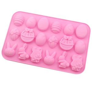 Phục sinh Silicone sô cô la kẹo khuôn trứng thỏ hình dạng nhà bếp Baking đồ dùng Diy handmade xà phòng khuôn mẫu - Product Image 5